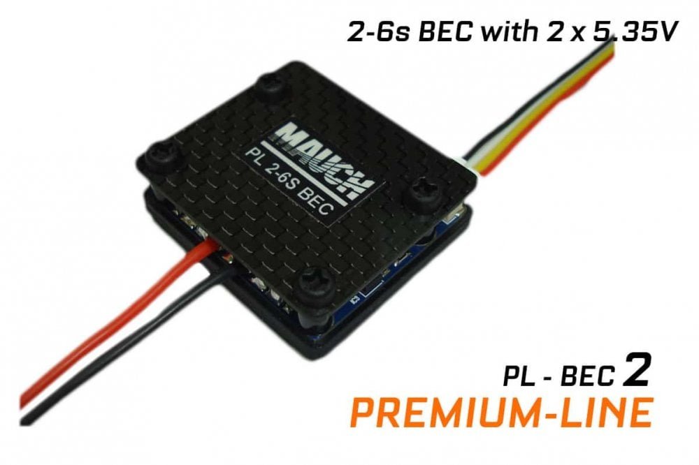 016 – PL-2-6s BEC 2 x 5.35V with CFK enclosure