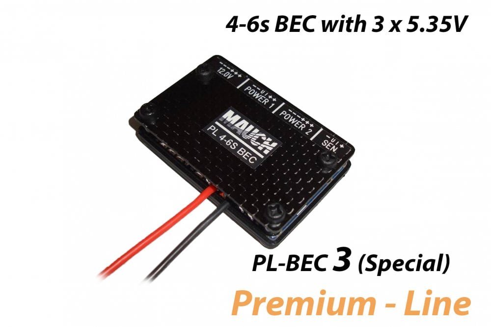 018 – PL-4-6s BEC 3 x 5.35V with CFK enclosure (Special)