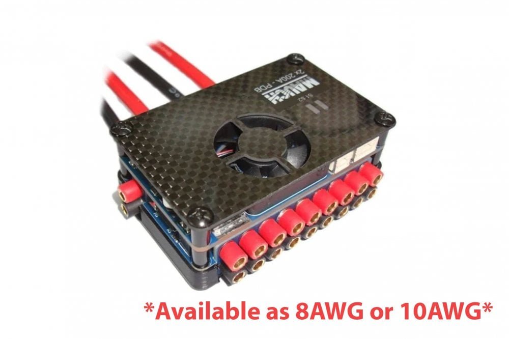 030 - 2x 200A PDB with 400A main switch 8AWG/10AWG