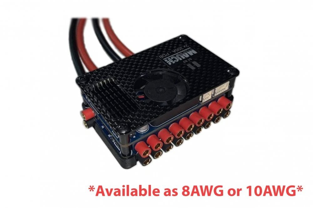 031 - PC 2x 200A PDB with 400A main switch 8AWG/10AWG