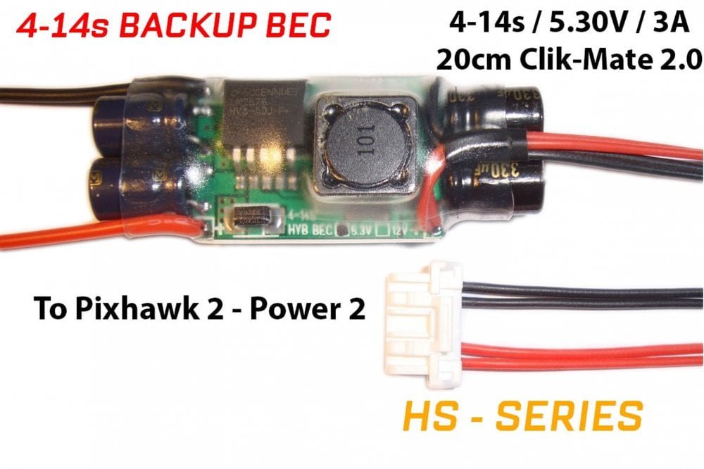 085 - 4-14s backup BEC for Pixhawk 2
