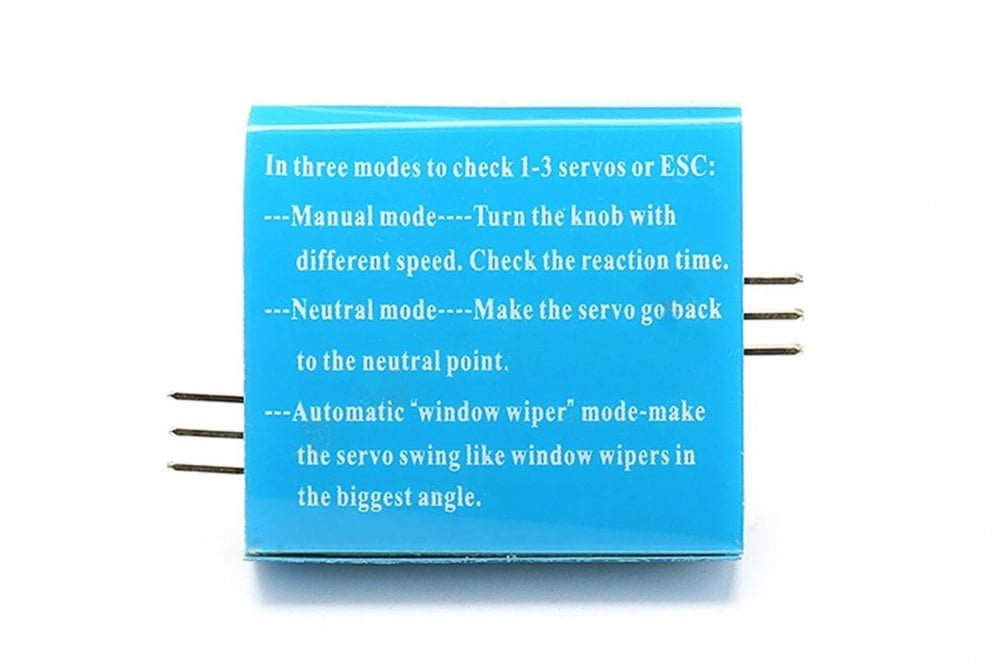 Servo Tester 4.2 - 6.0V