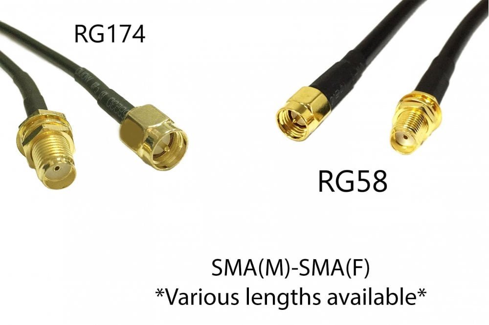 SMA(M)- SMA(F) RF Extension Cable RG174/RG58