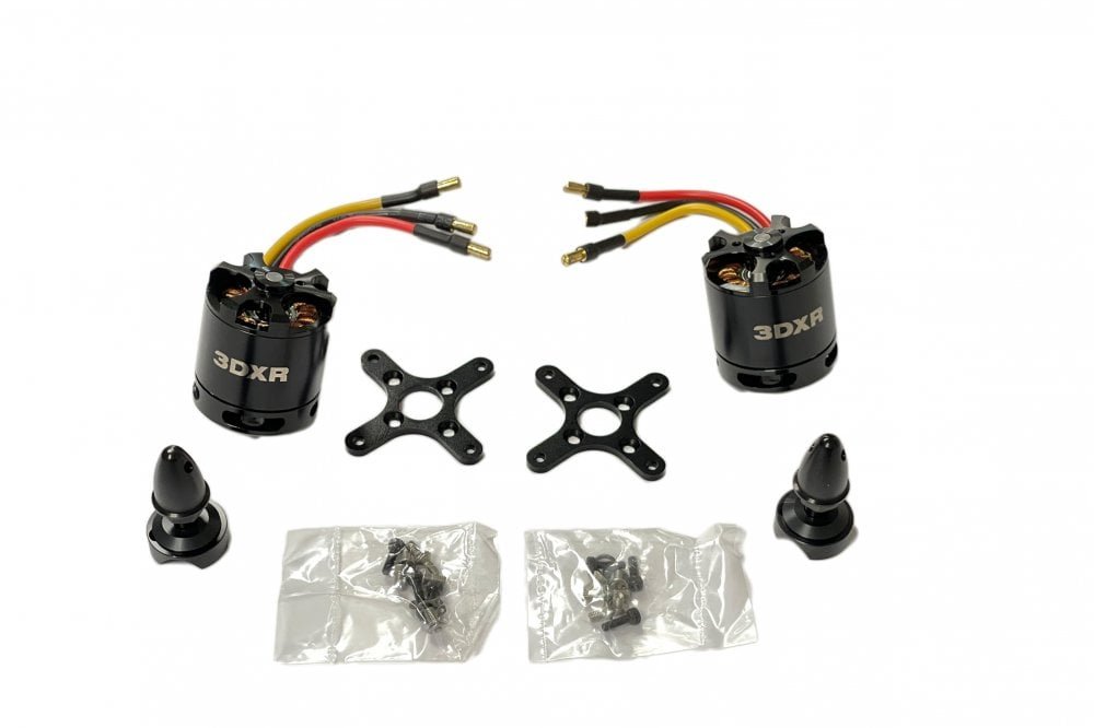 SunnySky X2820 KV1100-Pair with CW and CCW prop adapters