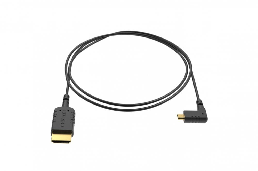 8Sinn Extra thin Angled Micro HDMI - HDMI 40cm Cable Code: CAM-01-10-ANG-MicrotoHDMI