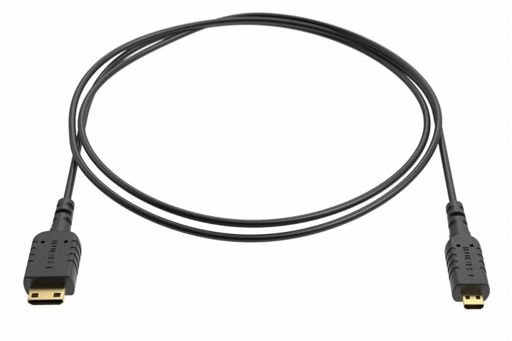 8Sinn Extra thin Micro HDMI - Mini HDMI 80cm Cable