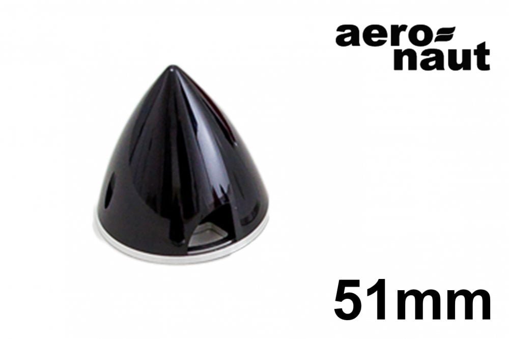 Aero-naut Fixed A/K Spinner - 51mm Black