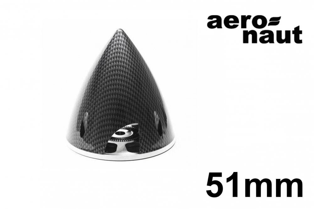 Aero-naut Fixed A/K Spinner - 51mm Carbon effect
