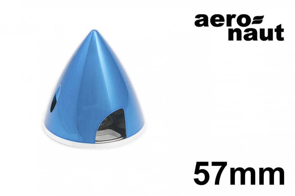 Aero-naut Fixed A/K Spinner - 57mm Met Blue