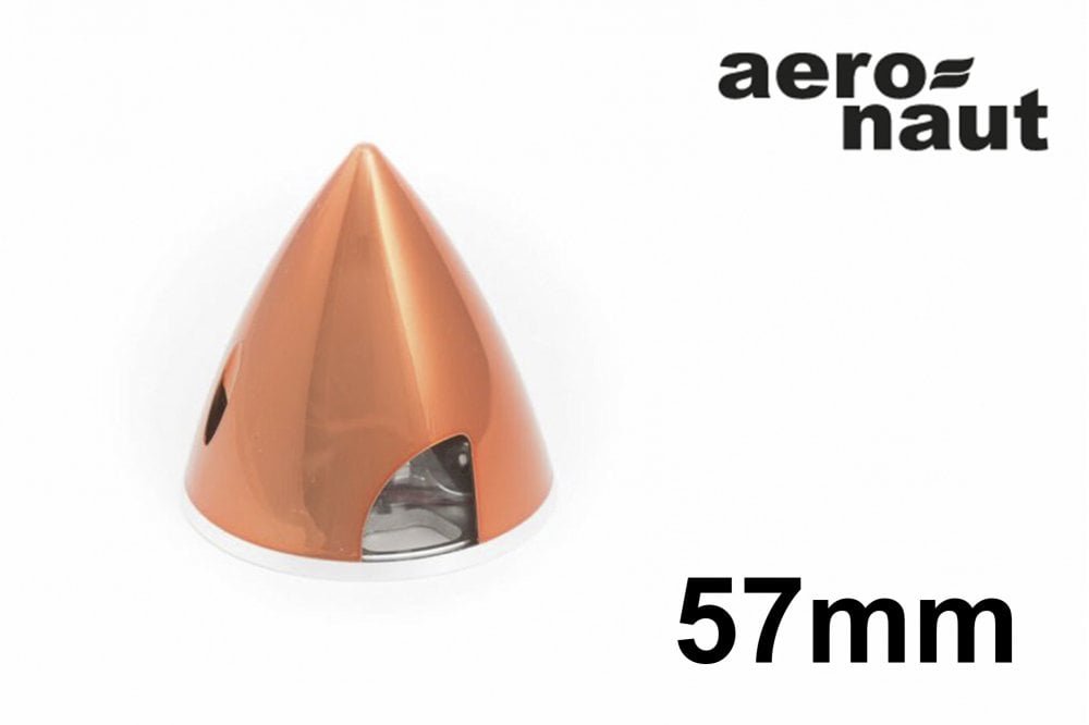Aero-naut Fixed A/K Spinner - 57mm Metallic Orange