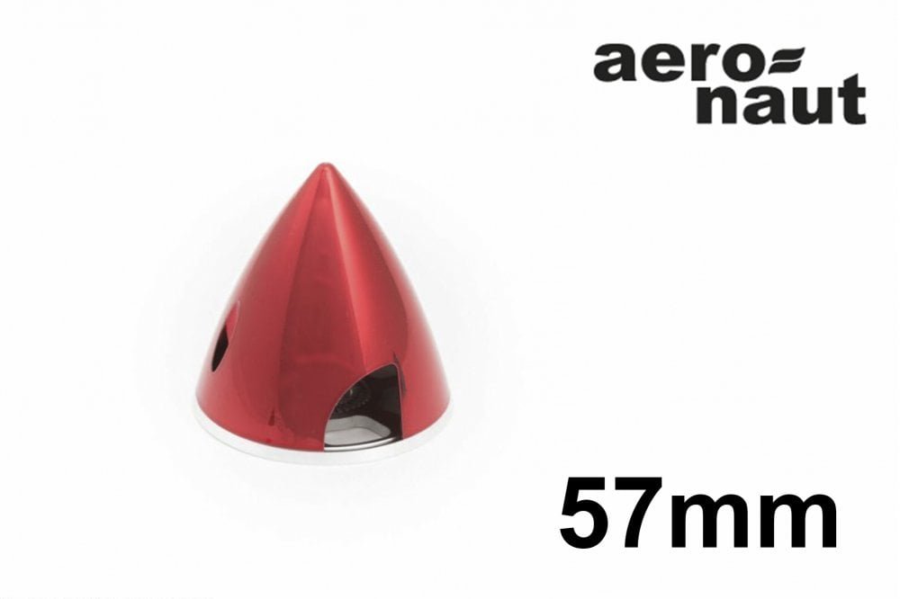 Aero-naut Fixed A/K Spinner - 57mm Metallic Red