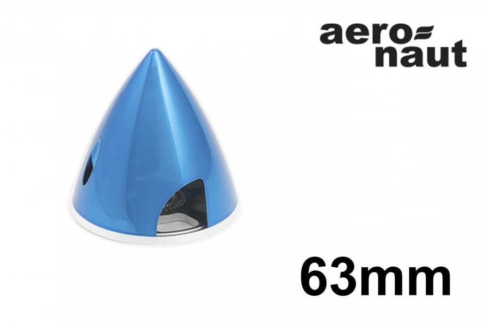 Aero-naut Fixed A/K Spinner - 63mm Met Blue
