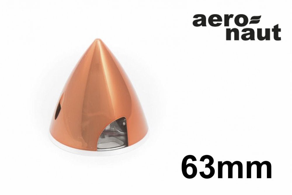Aero-naut Fixed A/K Spinner - 63mm Metallic Orange
