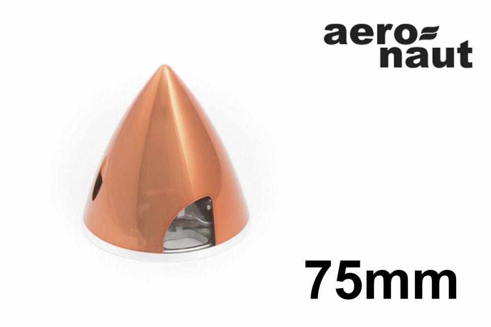 Aero-naut Fixed A/K Spinner - 75mm Met Orange