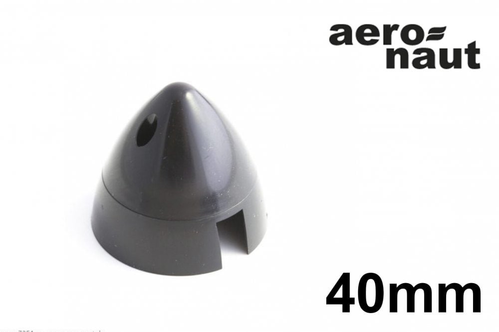 Aero-naut Plastic Spinner - 40mm Black