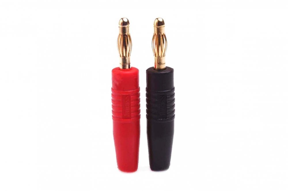 AM-1018 M+F Black and Red- 1x Pair