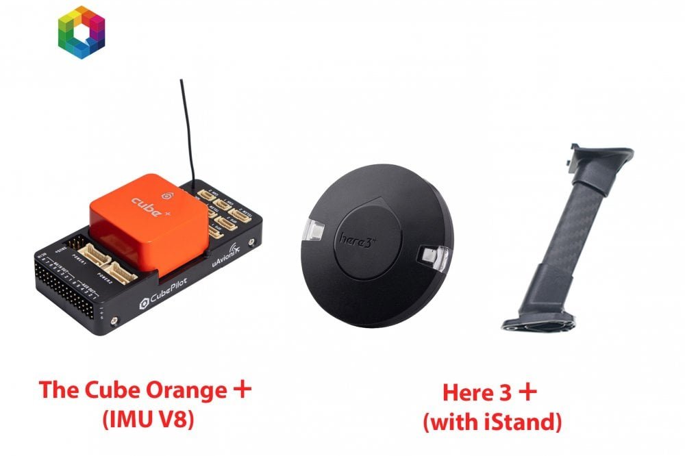 CUBEPILOT - Bundle: The Cube Orange+ Standard Set (HX4-06222) & Here 3+ (HX4-06213)