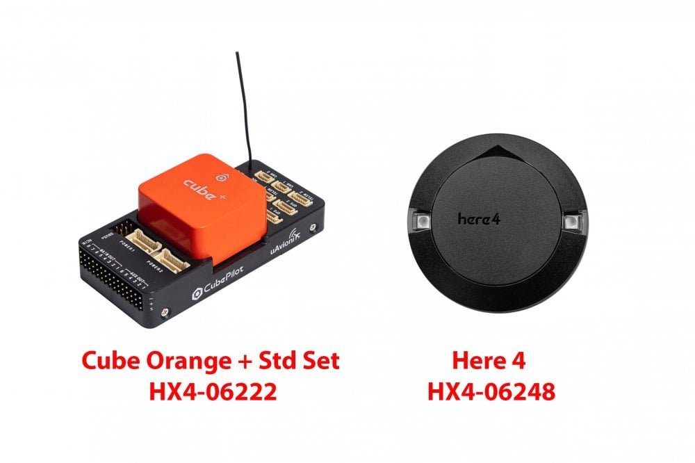CUBEPILOT - Bundle: The Cube Orange+ Standard Set (HX4-06222) & Here 4 (HX4-06248)