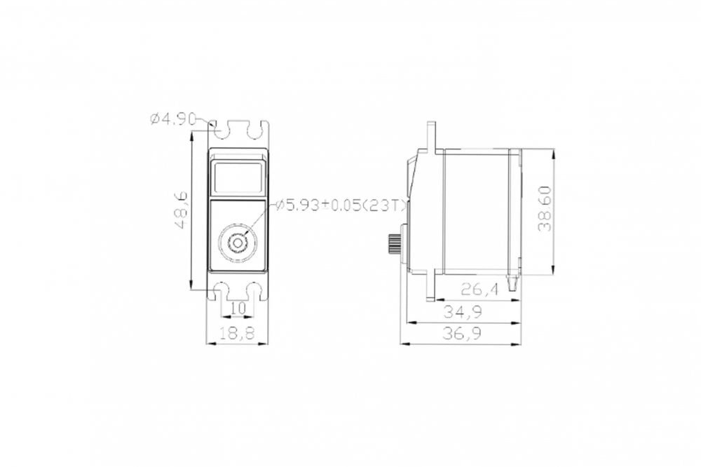EMAX ES3005HV All Purpose HV Metal Gear Digital Servo