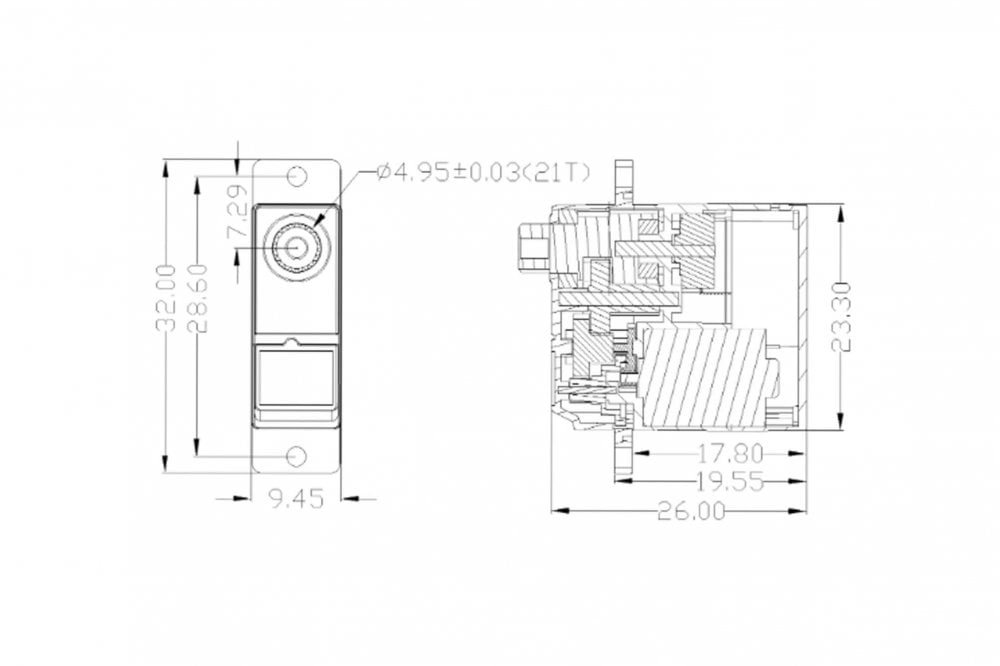 EMAX ES3352HV All Purpose HV Metal Gear Digital Servo