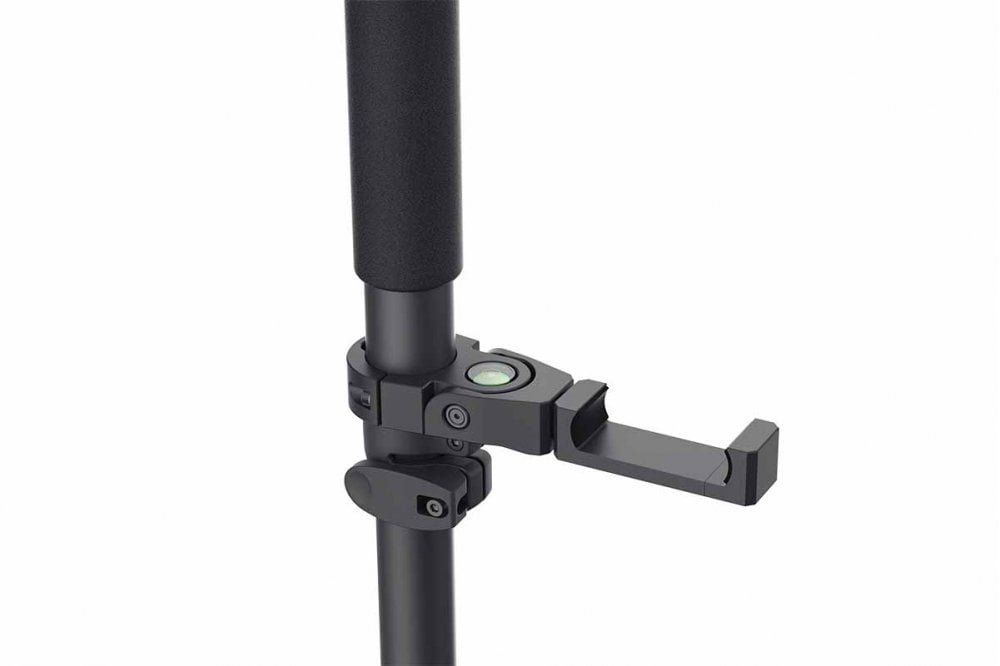 EMLID Survey Pole with a smartphone mount