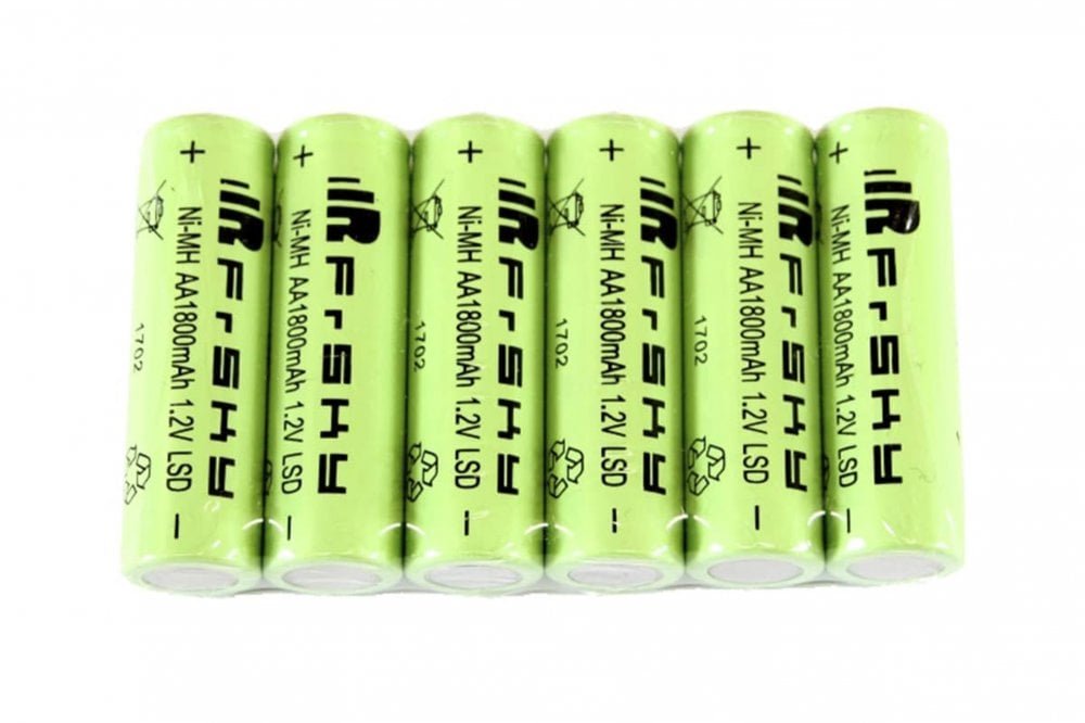 FrSky - AA Rechargeable 1800mAh NiMH Battery QX7 - 6 Pack