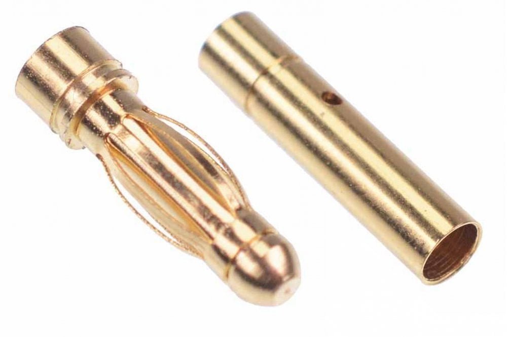 GC3010 3mm Gold Plated Bullets - 5 Pairs