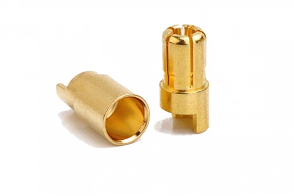 GC6510 6.5mm Gold Plated Bullets - 5 Pairs