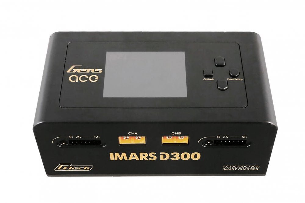 Gens Ace- G-Tech, IMARS D300 AC300W/DC700W RC Battery Charger (UK)