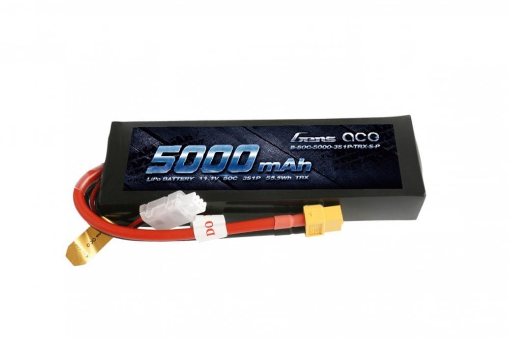 Gens Ace- Short Size-5000mAh 50C 3S1P 11.1V Lipo with XT60