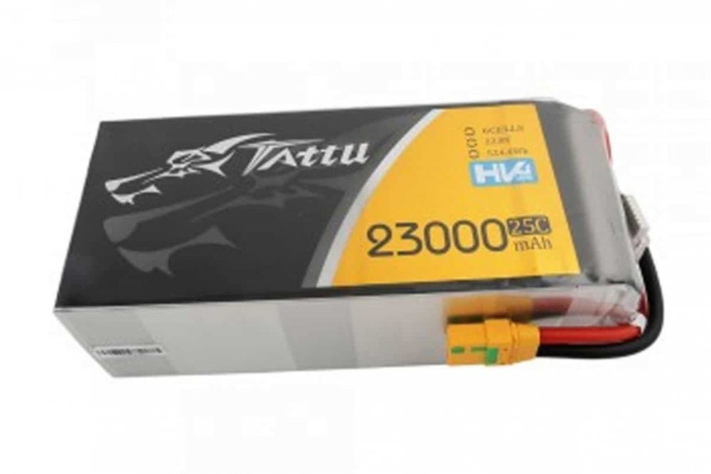 Gens Ace- Tattu HV- 23000mAh 25C 6S1P 22.8V Lipo-XT90-S