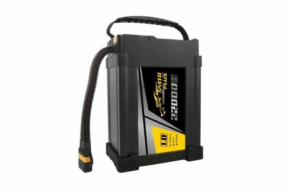 Gens Ace- Tattu Plus 1.0- 22000mAh 25C 12S1P 44.4V Lipo with AS150U