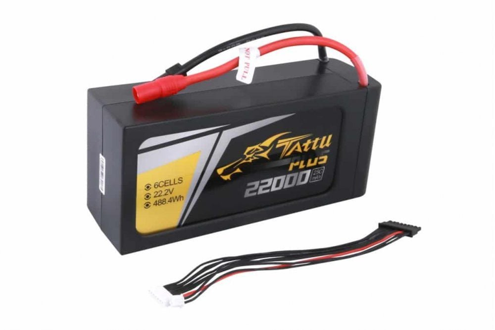 Gens Ace- Tattu Plus - 22000mAh 25C 6S1P 22.2V Lipo-AS150+XT150