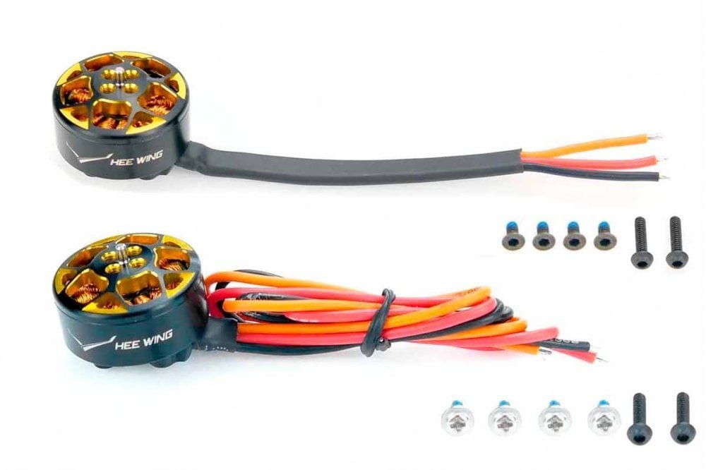 Hee Wing VTOL: Tilt motor 1806-2000KV 80mm cable / Rear motor 1806-2000KV 250 cable