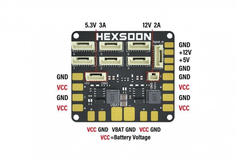 HexSoon - 40A Power Distribution Board