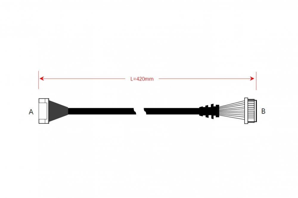HOLYBRO - 2nd GPS Cable (10P to 6P)- 420mm