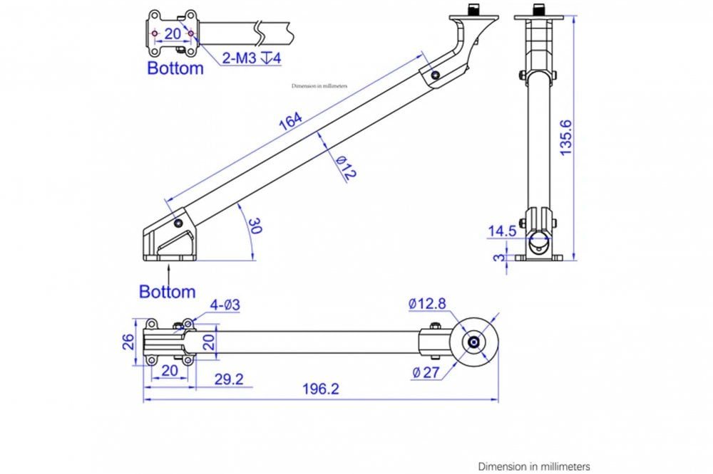 HOLYBRO - 30° Antenna Mount