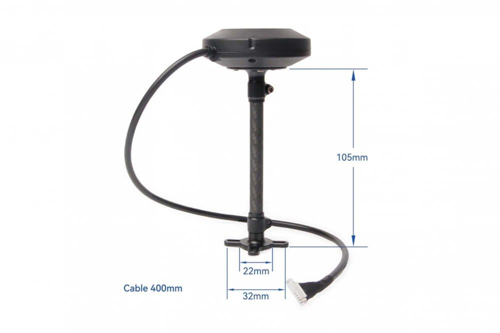 HOLYBRO H-RTK NEO-F9P Rover UART 6-Pin (GPS2 Port) - 12061