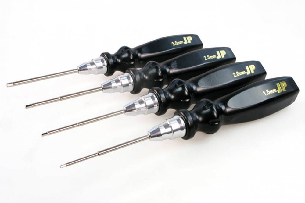 J Perkins Hex Driver Set - Titanium Shaft - 1.5/2/2.5/3 - (JP 4401630)