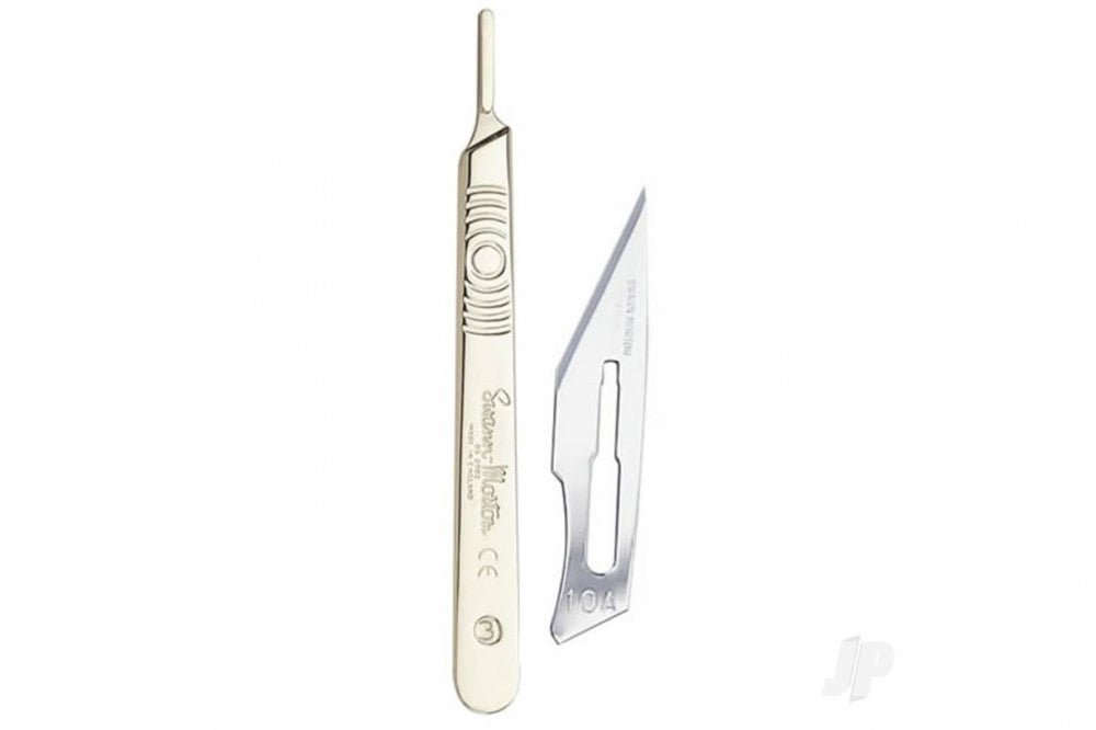 J Perkins Swann Morton - Surgical Knife Handle No.3 & 5 Blades (JP 5535627)