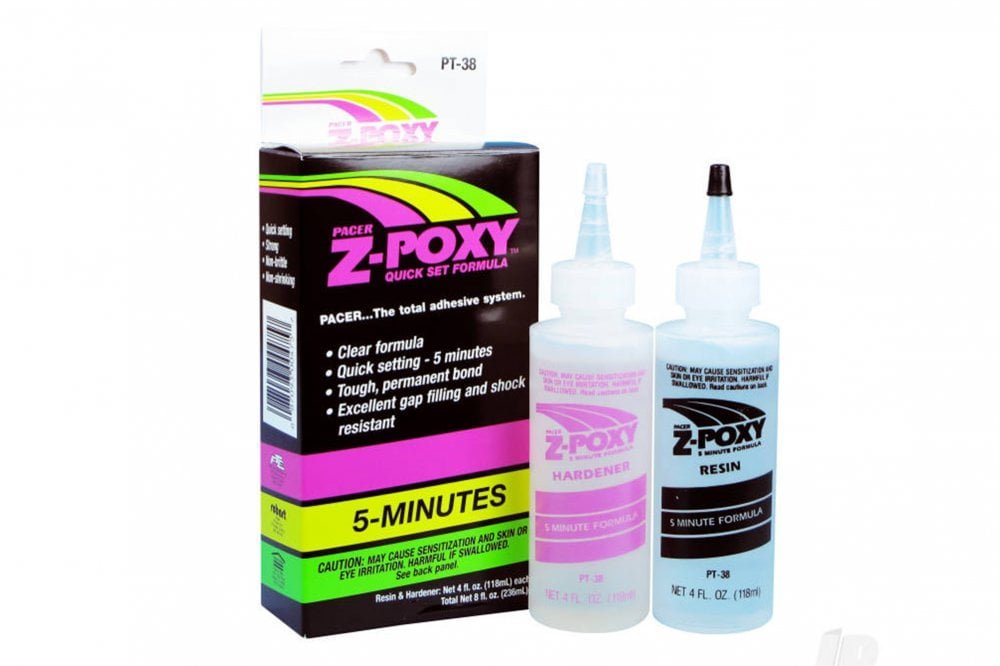 J Perkins ZAP - PT-38 Z-Poxy 5 Minute Epoxy 8oz