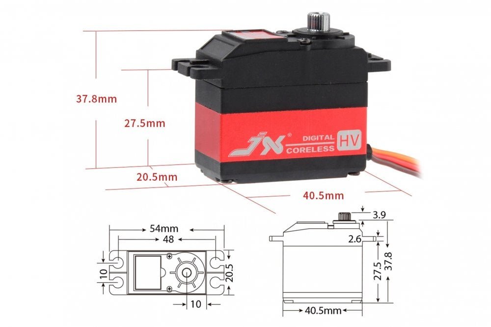 JX Servo JX-01-08-PDI-HV-5921-MG