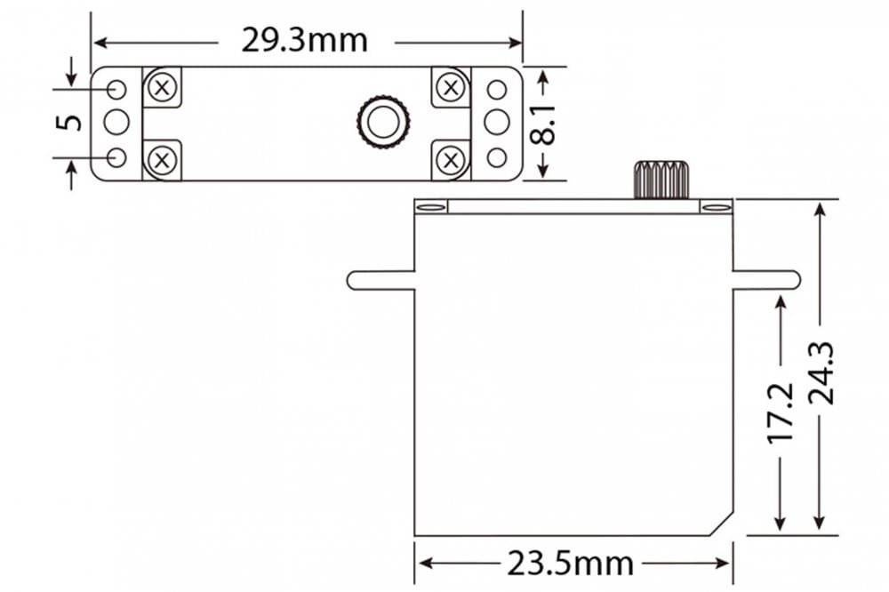 JX Servo PDI-HV0903MG 9.4g High Torque Digital Servo