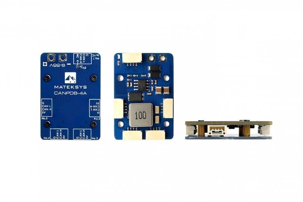 Matek Systems - CANPDB-4A w/4A BEC & JST-GH Splitter