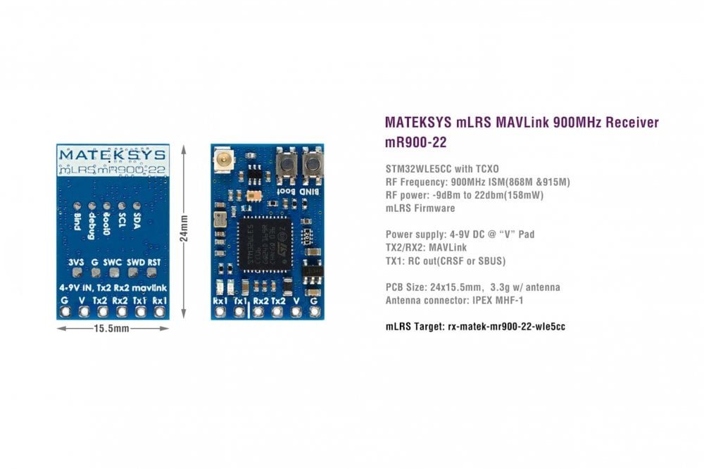 MATEK SYSTEMS - mR900-22 Receiver