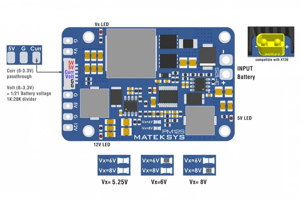 Matek Systems - Power Module PM12S-3