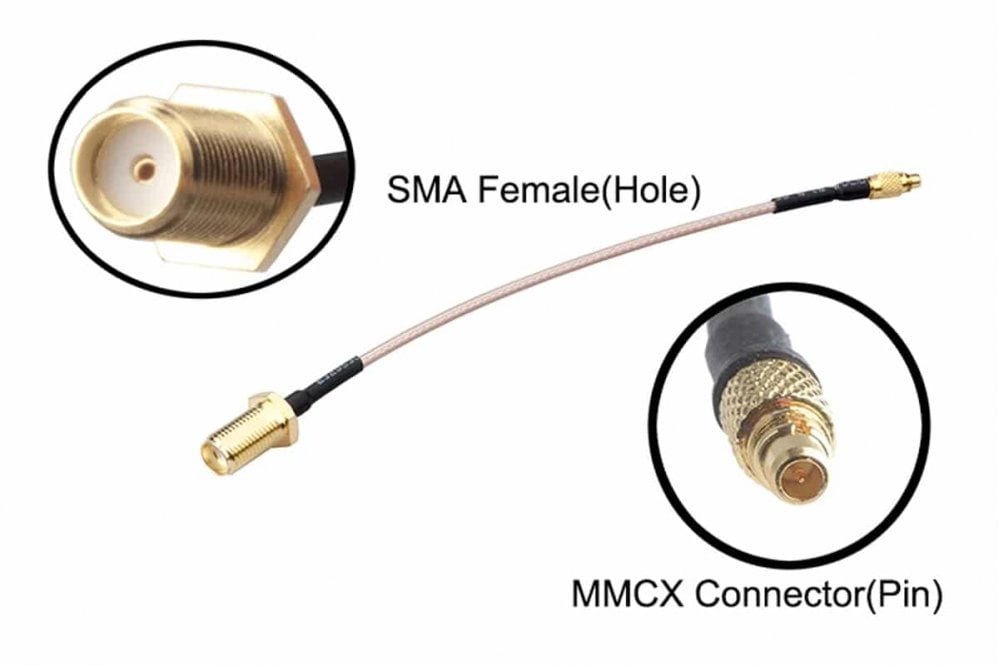 RJX Hobby RJXHOBBY - MMCX to SMA-F 60mm Cable