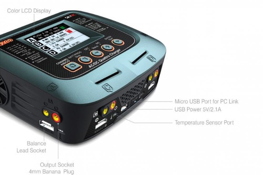SkyRC - Q200- Quattro Balance Charger/Discharger