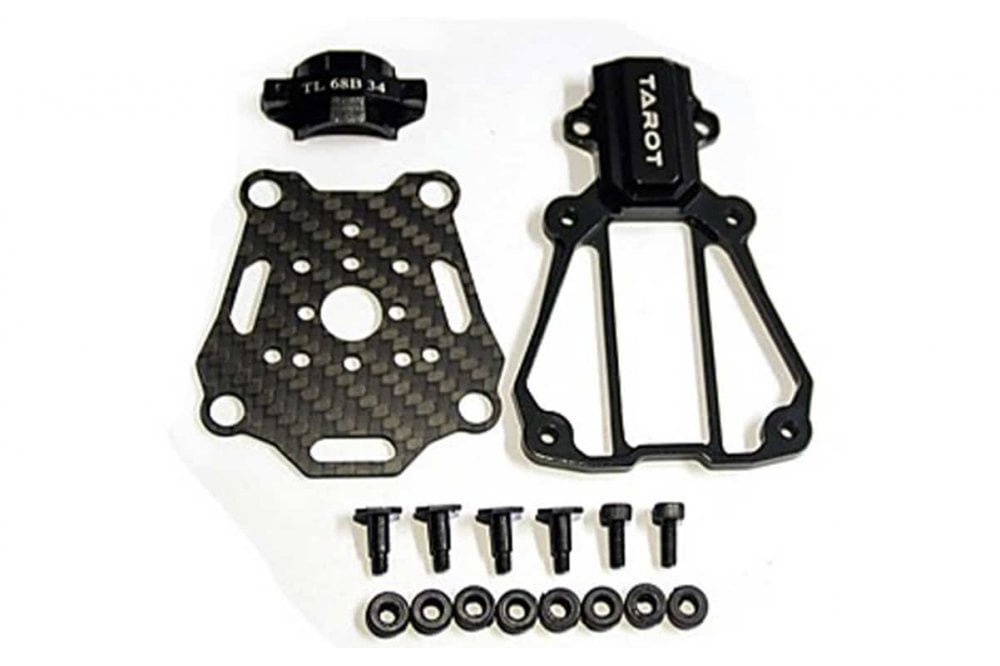 Tarot - 16MM Suspension Motor Mount/Black TL68B34